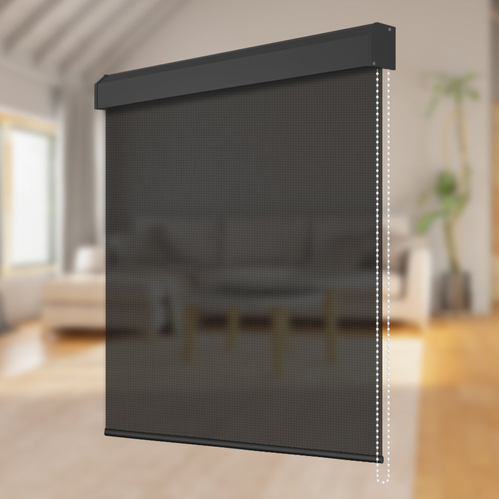 Manual Corded Light Filtering Fireproof Roller Shade