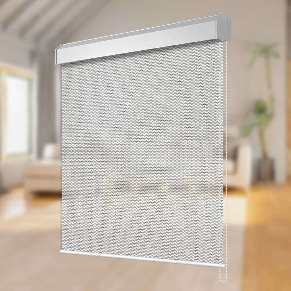 Manual Corded Light Filtering Fireproof Roller Shade