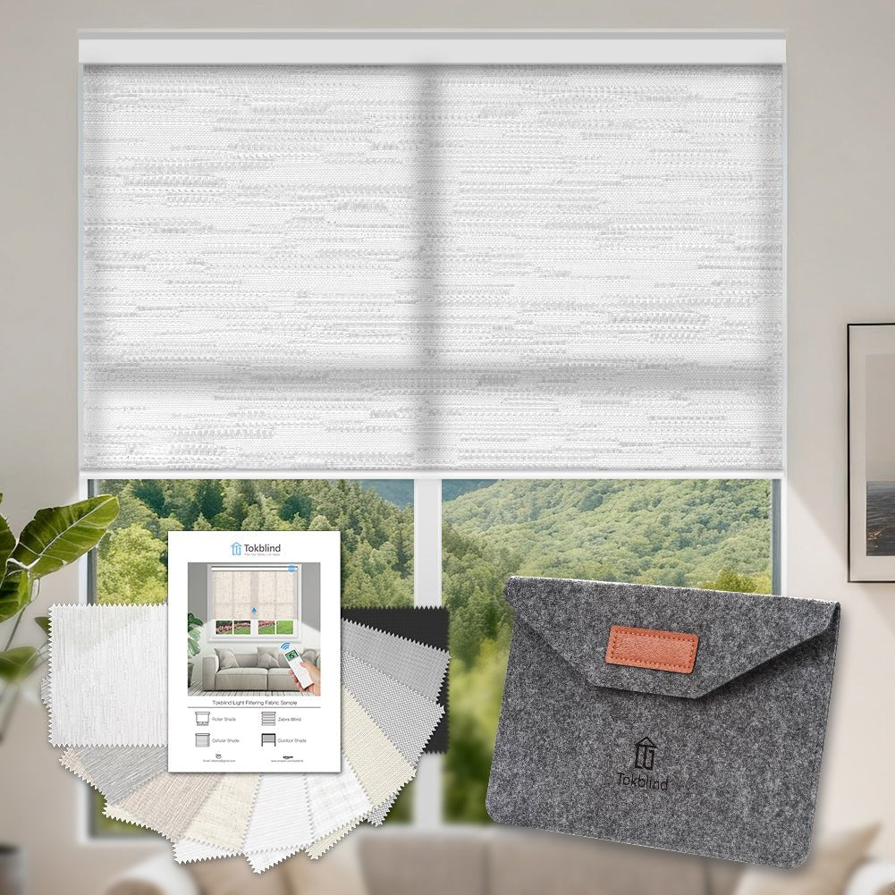 Light Filtering Roller Shade Fabric Samples - Tokblind official