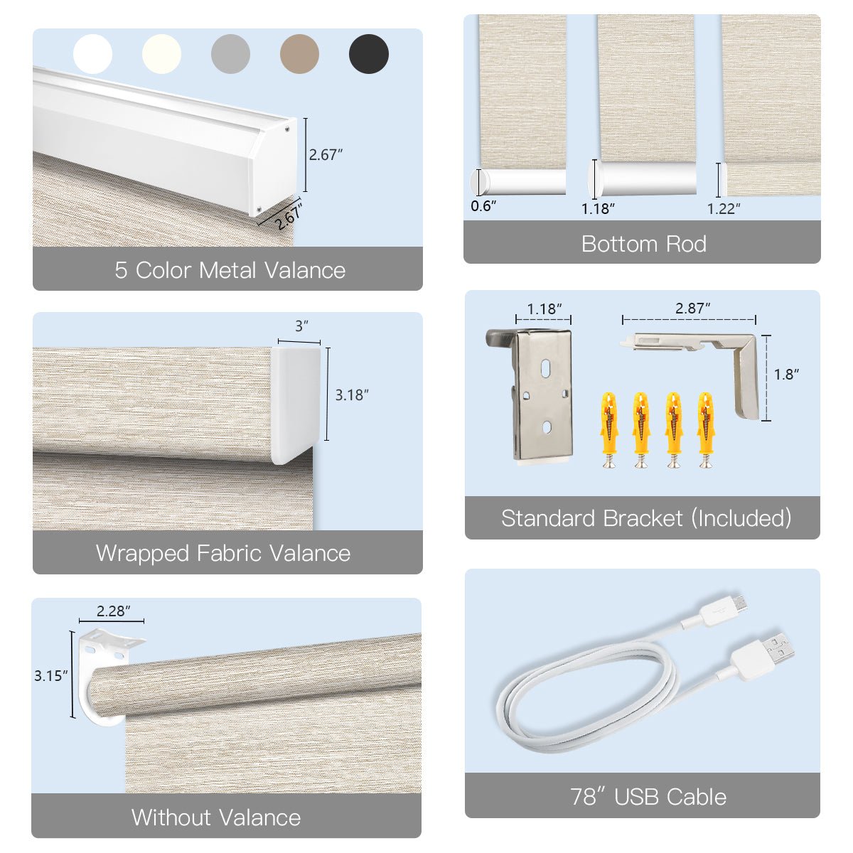 Motorized Light Filtering Roller Shades - Tokblind official