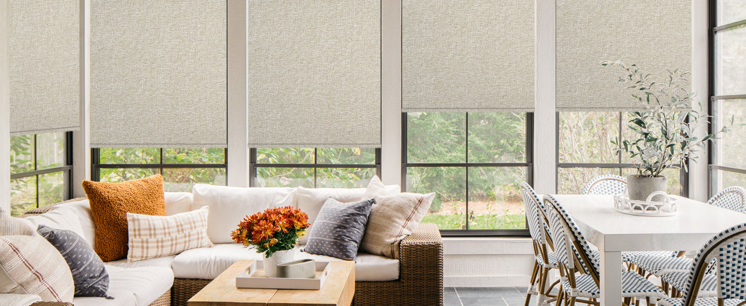 No-Drill Motorized Blackout Roller Shades: Smart, Simple, and Hassle-Free Window Coverings