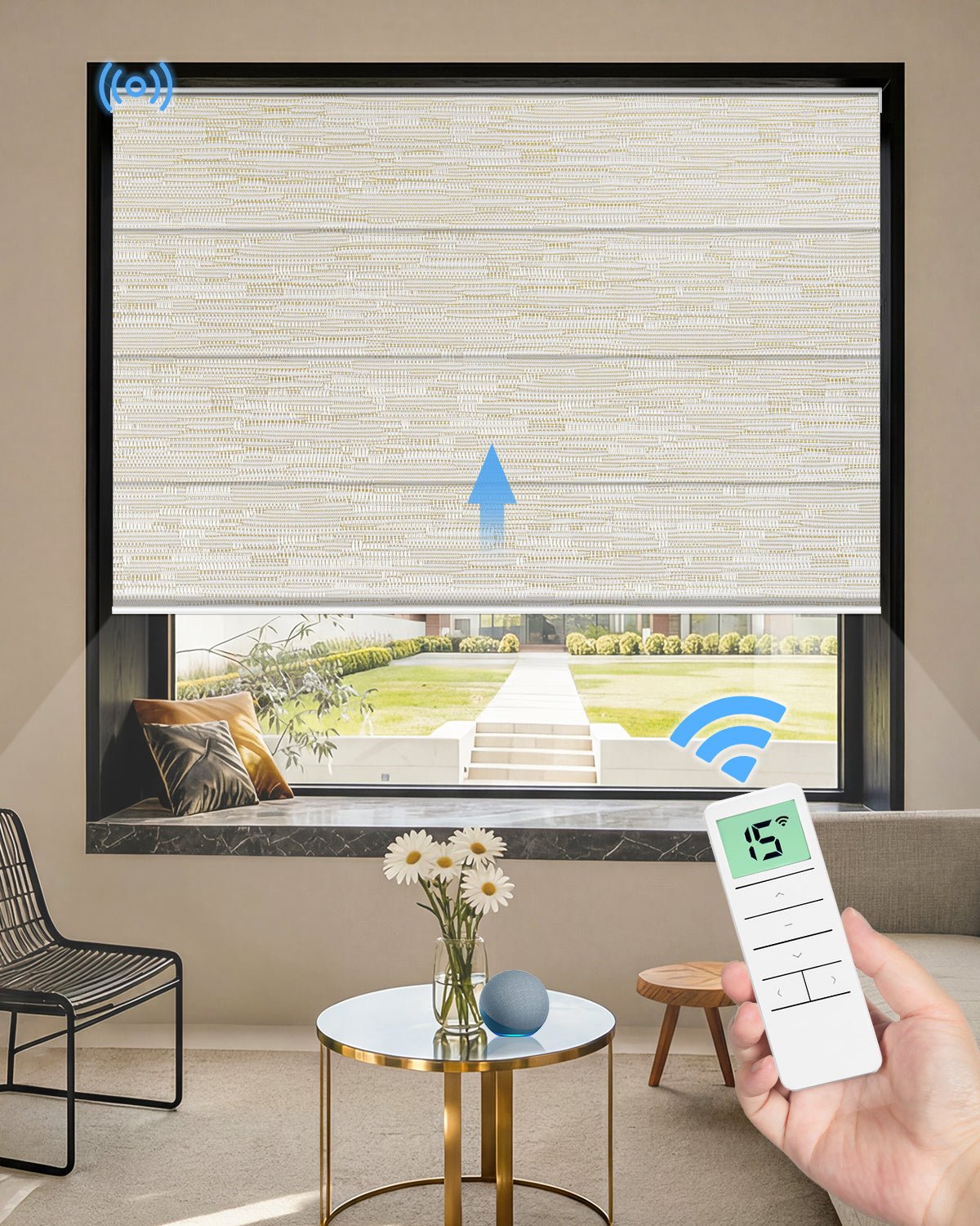 Motorized Roman Shades - Tokblind