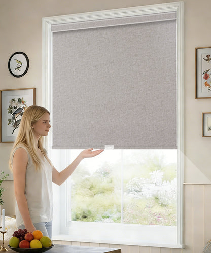 Manually Controlled Blackout Roller Shade - Cordless