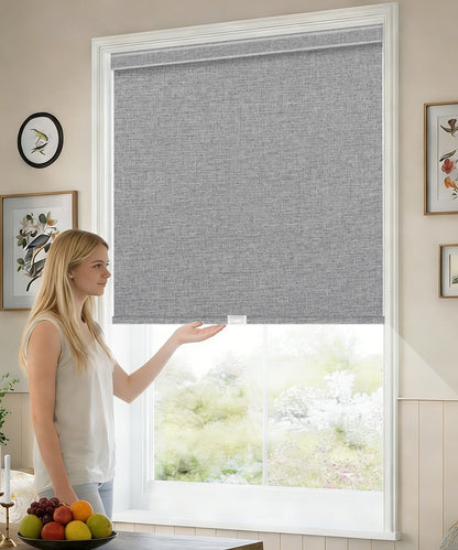 Manually Controlled Blackout Roller Shade - Cordless