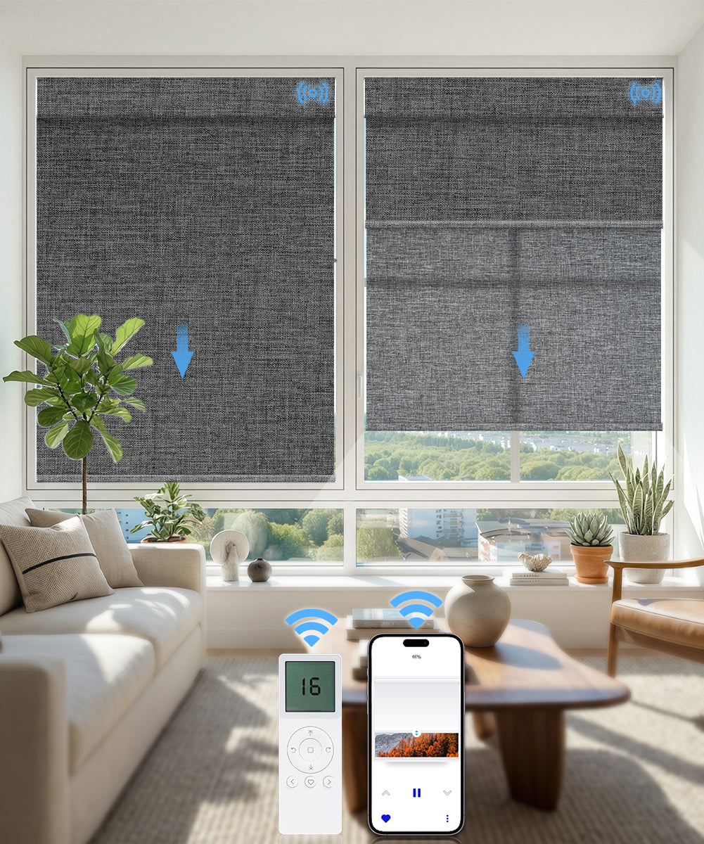 Motorized Dual Roller Shades – Tokblind