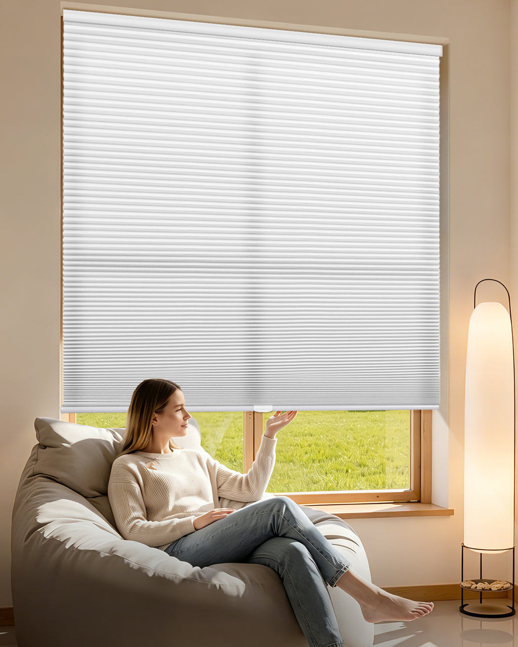 Manual Cordless Cellular Shade - Light Filtering