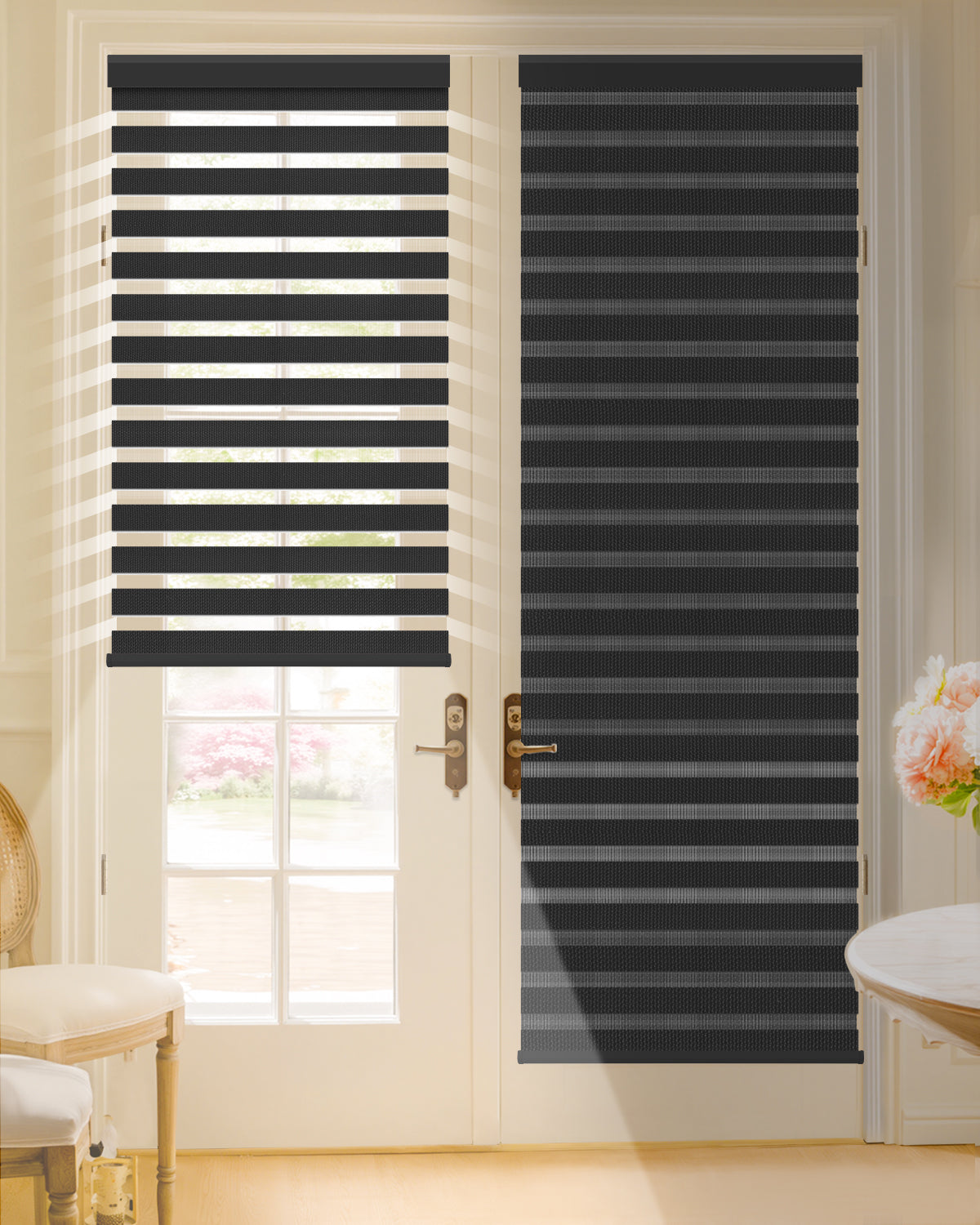 Smart Motorized Zebra Blinds