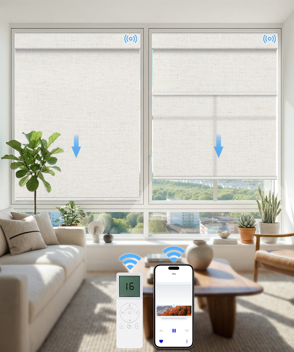 Motorized Dual Roller Shades – Tokblind