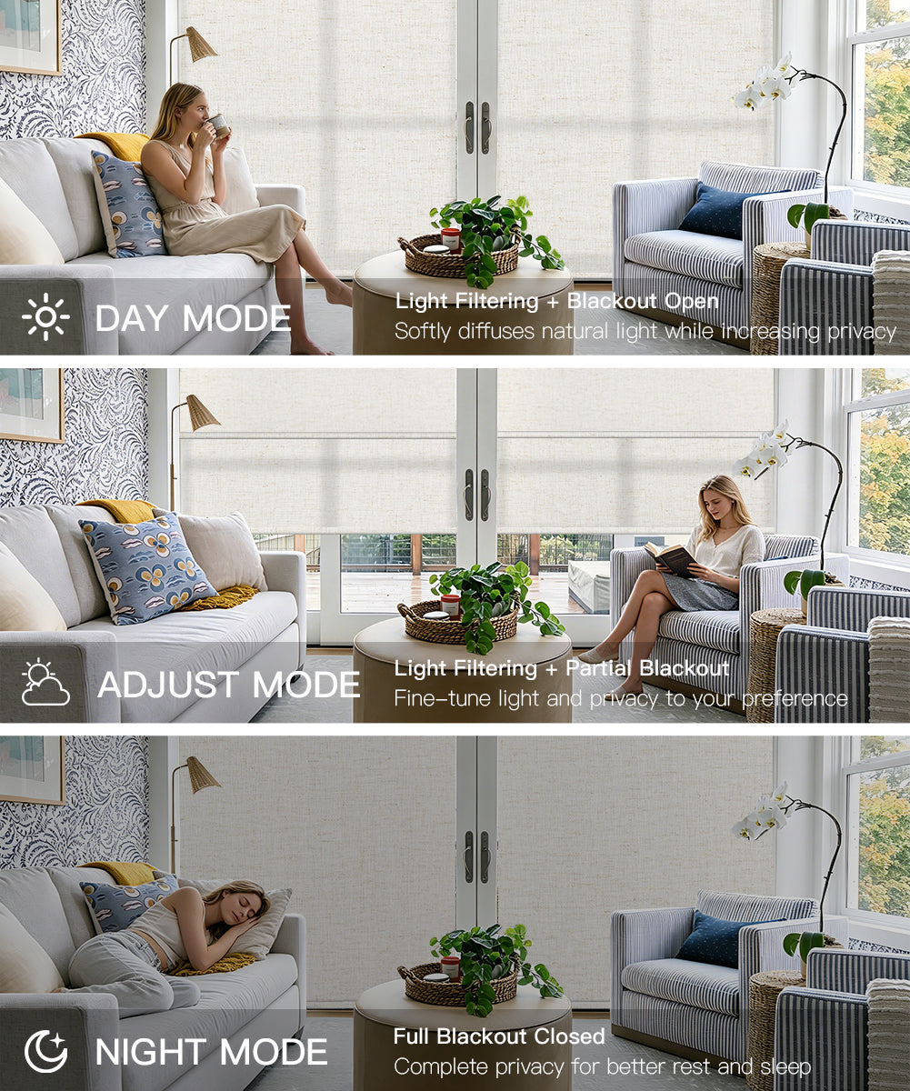 Motorized Dual Roller Shades – Tokblind