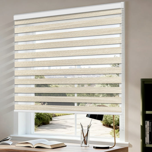 Manually Controlled Zebra Blinds