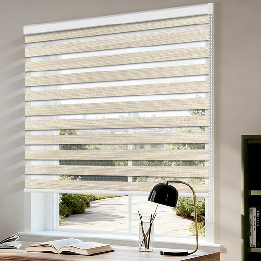 Manually Controlled Zebra Blinds