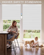Motorized Blackout Cellular Shade - Room Darkening