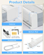 Motorized Blackout Cellular Shade - Room Darkening