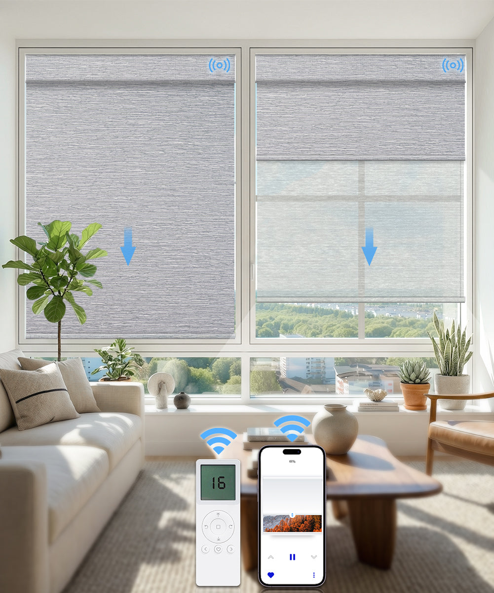 Motorized Dual Roller Shades – Tokblind