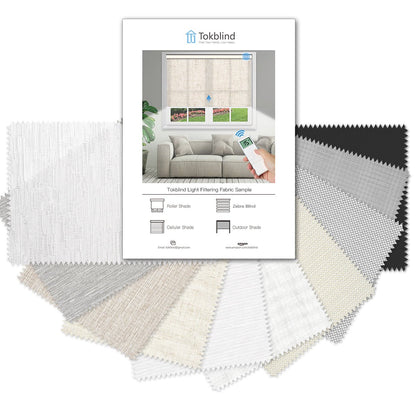 Light Filtering Roller Shade Fabric Samples - Tokblind official