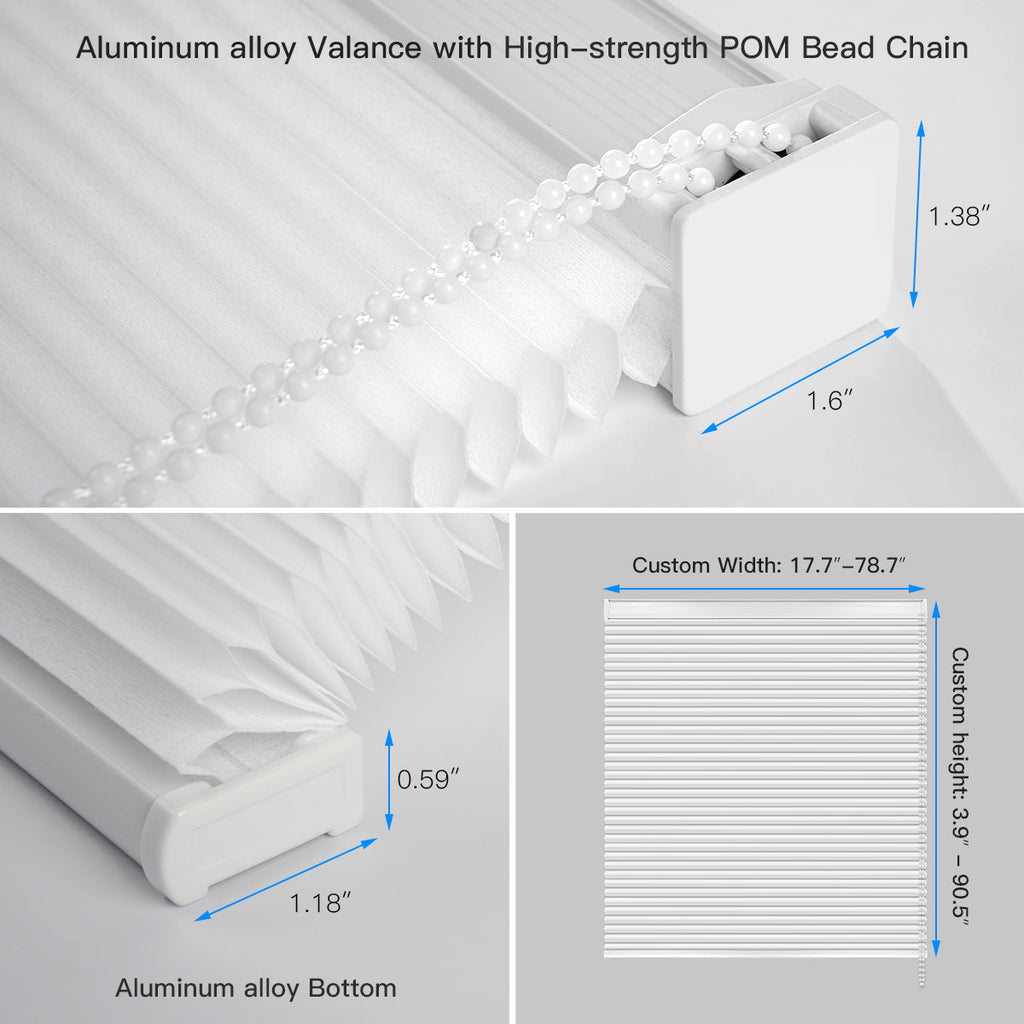 Manual Corded Cellular Shade - Light Filtering - Tokblind official