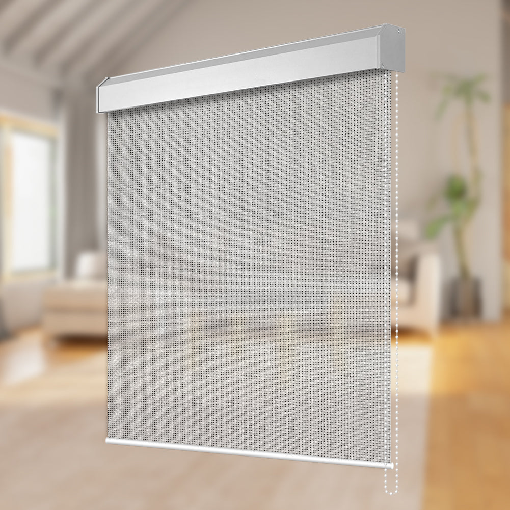Manual Corded Light Filtering Fireproof Roller Shade - Tokblind official