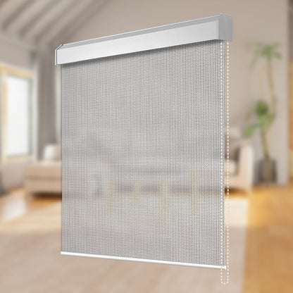 Manual Corded Light Filtering Fireproof Roller Shade - Tokblind official