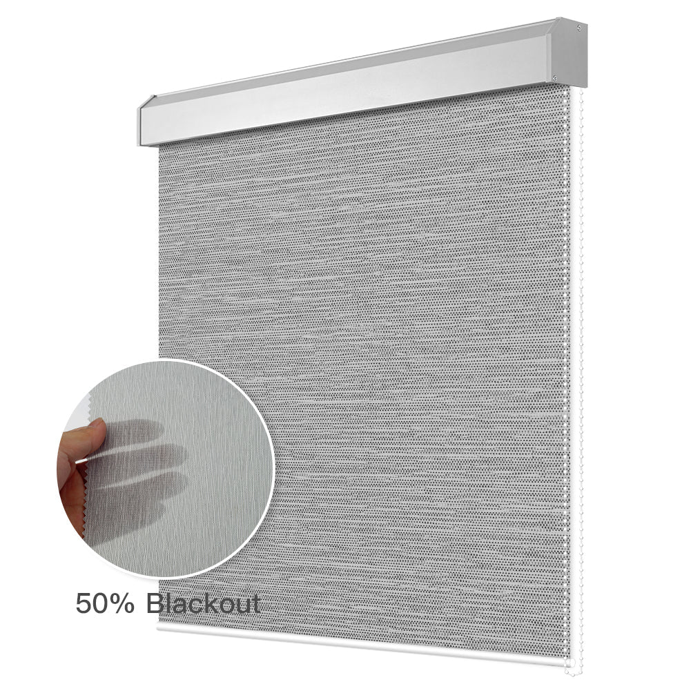 Manual Corded Light Filtering Roller Shade - Tokblind official