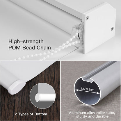 Manual Corded Light Filtering Roller Shade - Tokblind official