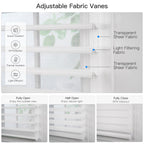 Manual Corded Light Filtering Shangri - La Sheer Shade - Tokblind official
