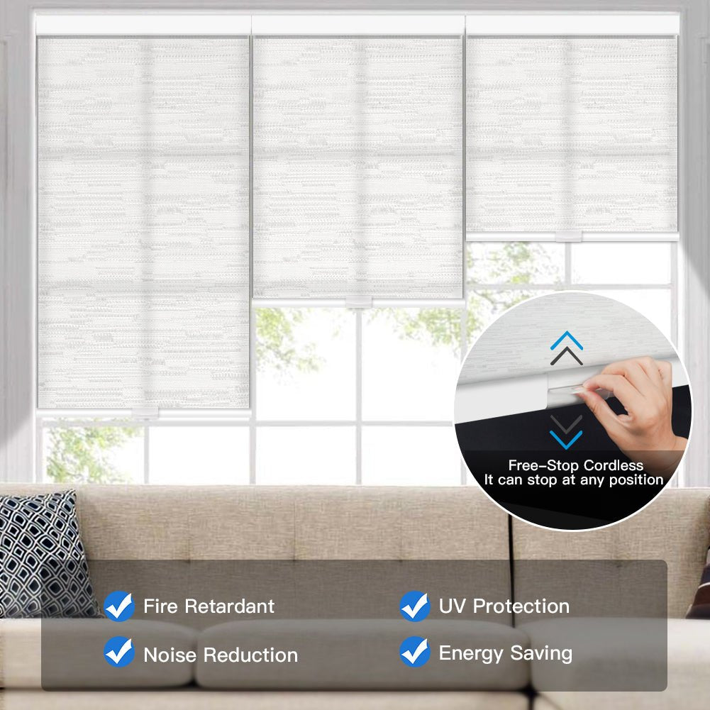 Manual Light Filtering Cordless Roller Shades - Tokblind official