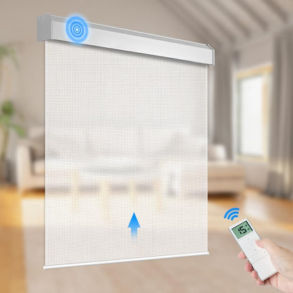 Motorized Light Filtering Fireproof Roller Shades - Tokblind official