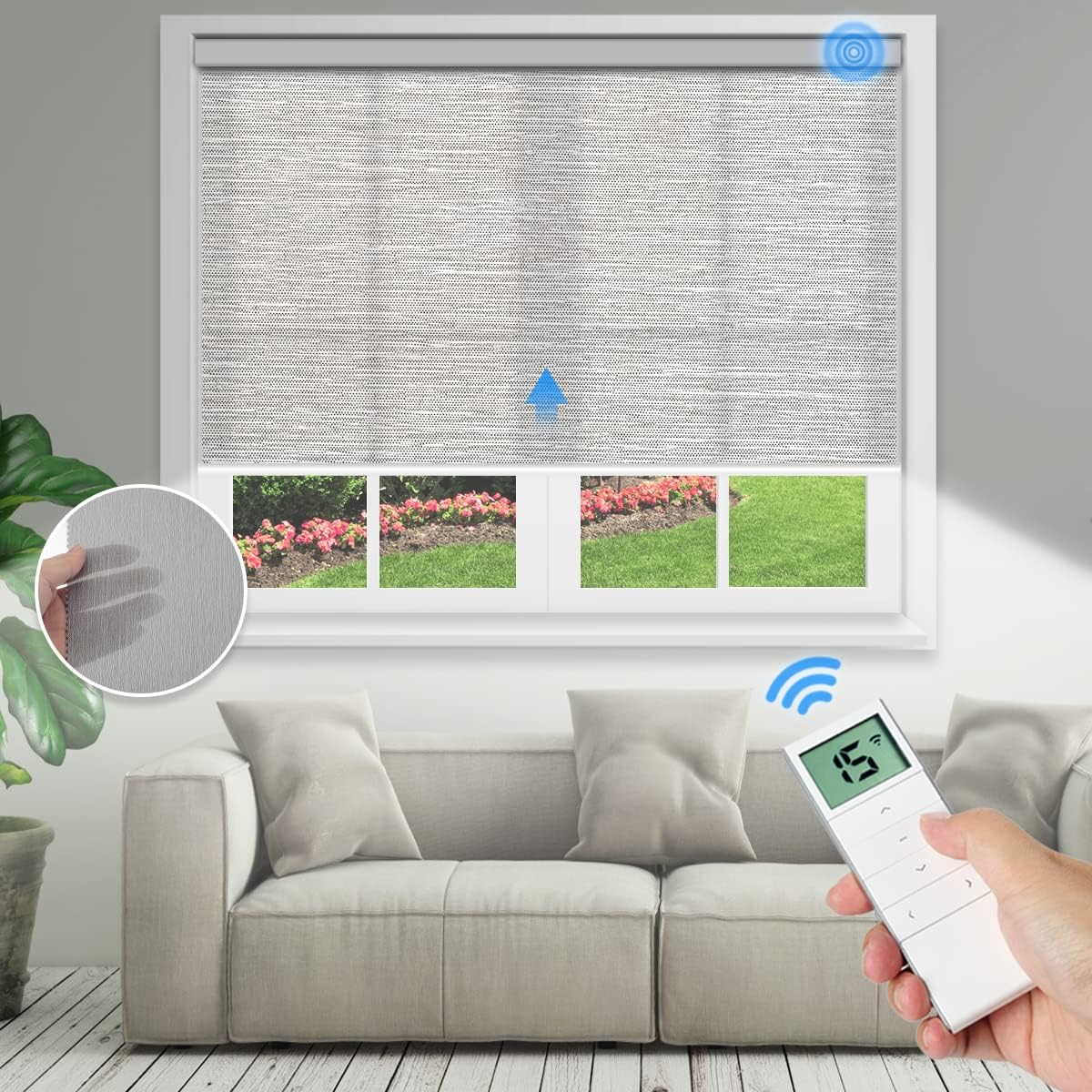 Motorized Light Filtering Roller Shades - Tokblind official