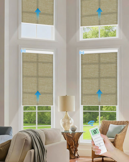 Motorized Light Filtering Roller Shades - Tokblind official