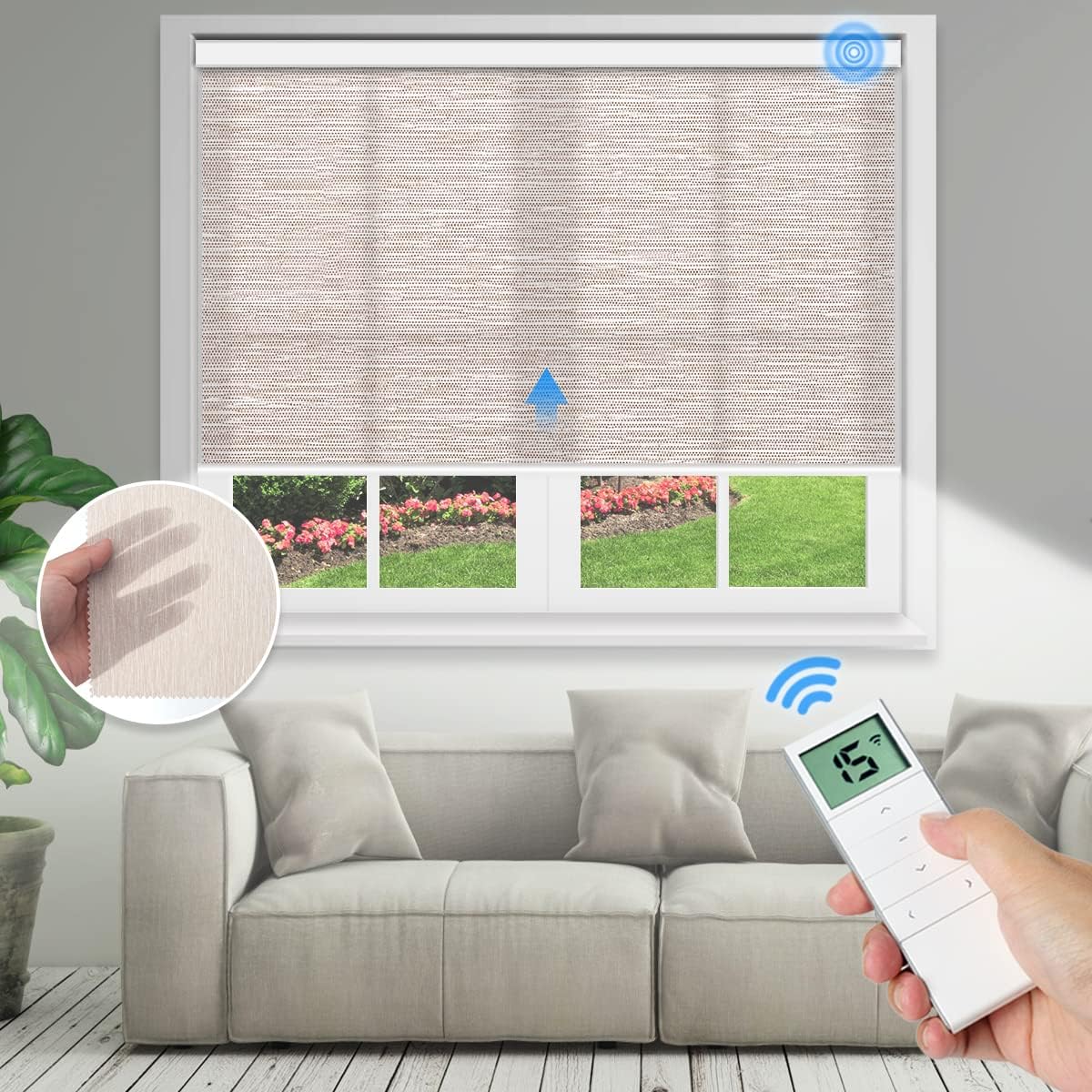 Motorized Light Filtering Roller Shades - Tokblind official