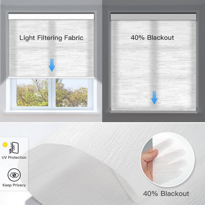 Motorized Light Filtering Roller Shades - Tokblind official