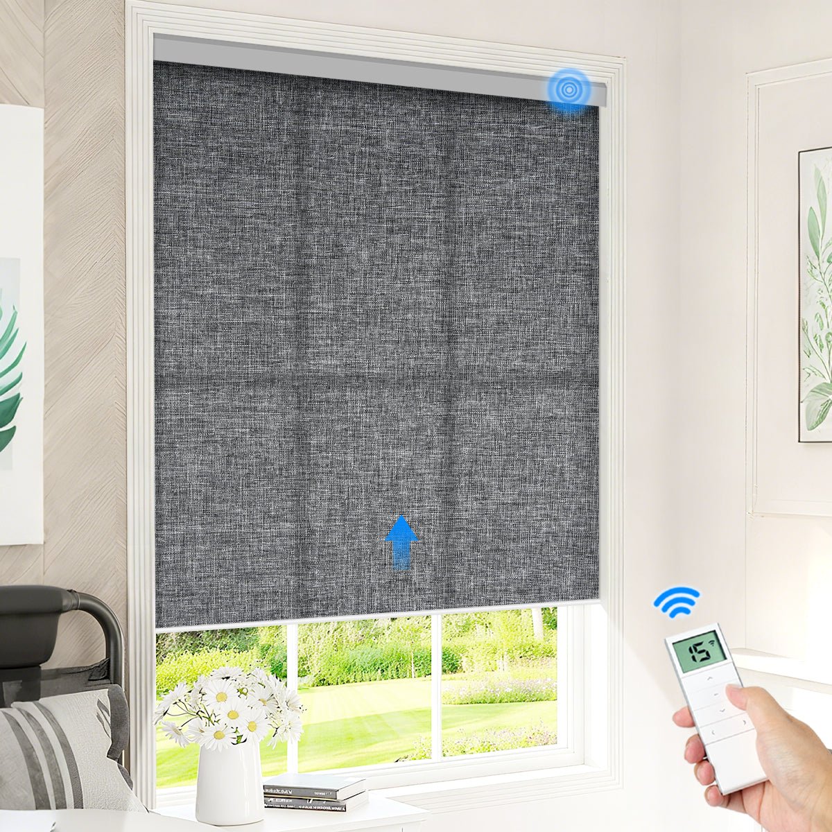 Motorized Light Filtering Roller Shades - Tokblind official