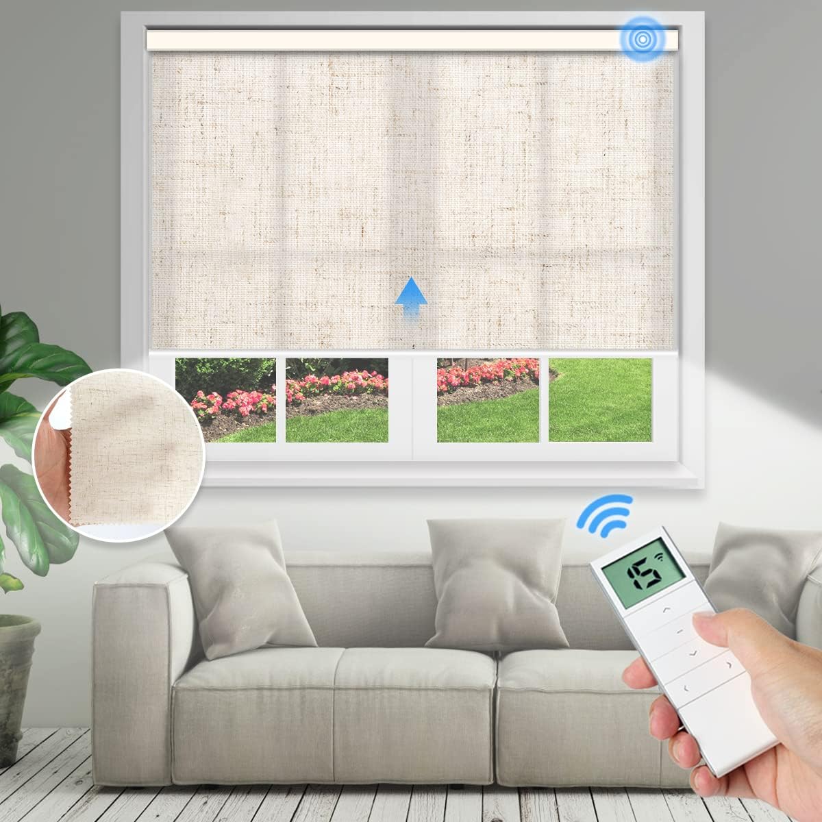 Motorized Light Filtering Roller Shades - Tokblind official