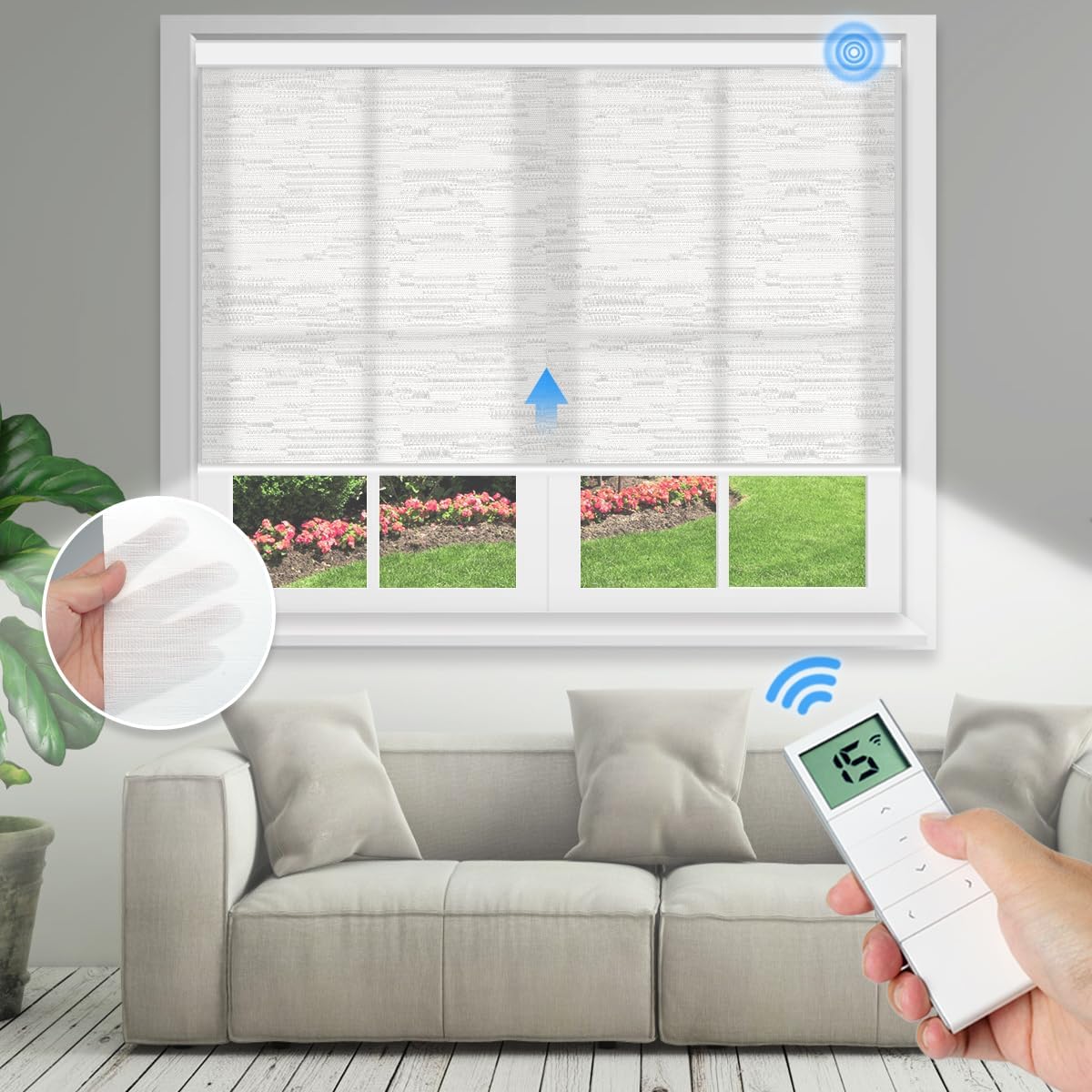 Motorized Light Filtering Roller Shades - Tokblind official