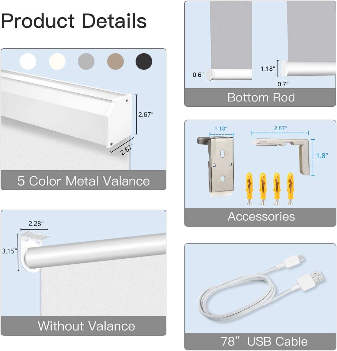 Motorized Light Filtering Roller Shades - Tokblind official